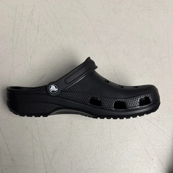 CROCS Black Classic Slip-On Clogs - Picture 5 of 6